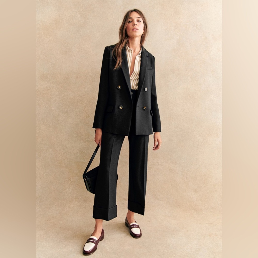 Sezane Christie Jacket Black - Size 12